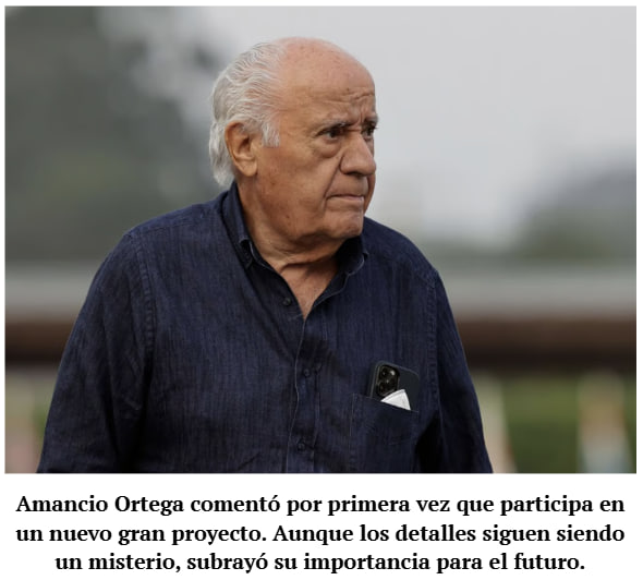 Amancio Ortega fundador de Inditex en entrevista exclusiva