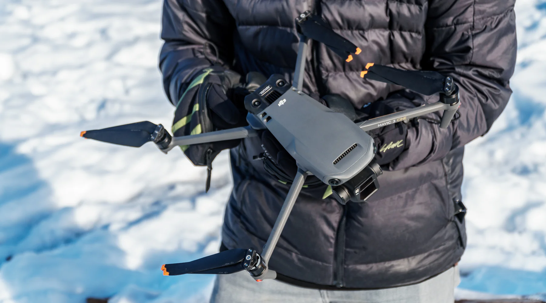 Professional drone pilot gloves